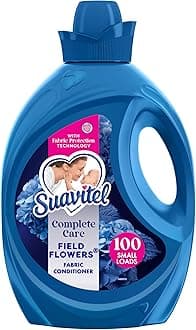 Complete Liquid Fabric Softener, Fabric Conditioner, HE Compatible, 100 Small Loads, Field Flowers Scent, 100 fl oz Bottle