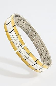 Bio Magnetic Titanium Bracelet Blood Pressure Control Chain Men-Women Bp Monitor Maintain Energy/Blood Circulation/Stamina/Pain/Strangth