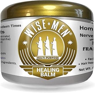 Wise Men Healing Balm with Myrrh and Frankincense Essential Oils for Soothing Nerve Relief Massage