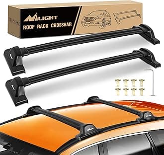 Nilight Roof Rack Cross Bars Fit for Honda CRV 2007 2008 2009 2010 2011 with Fixed Point, Adjustable Aluminum Car Crossbars with Rubber Pad for Cargo Carrier Luggage Bike Kayak Rooftop Tent Snowboard