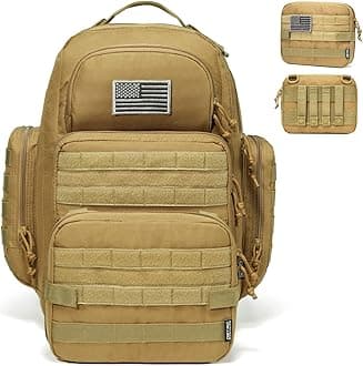 Diaper Bag Backpack for Dad, DBTAC Tactical Travel Baby Bag for Men W/Changing Pad, Insulated/Wipe Pockets, Stroller Straps
