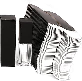COSIDEA 25pcs Craft Paper Box for Lip Gloss & Lipstick - 25 x 25 x 86mm, 350gms (Black)