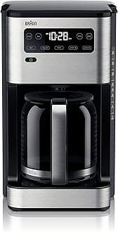 PureFlavor 14‑Cup Programmable Coffee Maker – Fast Brew Speed, Touch Display, Bold & Brew‑Over‑Ice Modes, FlavorCarafe & Adjustable Warm Plate
