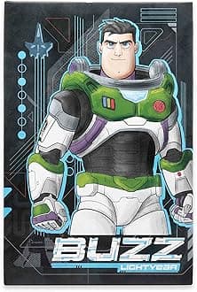 - Open Road Brands Disney Pixar Lightyear Gallery Wrapped Canvas Wall Decor - Buzz Lightyear Wall Art for Kids' Bedroom