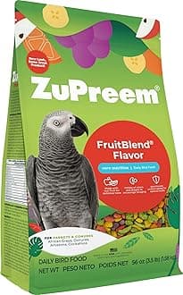 Fruitblend Flavor with Natural Flavors Avian Diets Medium & Large Bird Food 1.6-Kg, All Life Stages