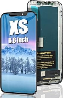 for iPhone Xs Screen Replacement 5.8 Inch LCD Display 3D Touch Screen Full HD Digitizer Frame Assembly Compatible with Model A1920,A2097,A2098,A2099,A2100 with Waterproof Adhesive, No Tools