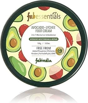 Fabindia Fabessentials Avocado Lychee Foot cream 100 g