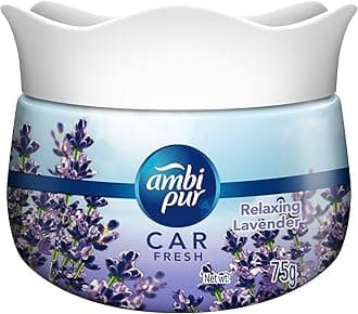 Ambi Pur Car Freshener Gel, Relaxing Lavender, 75 g