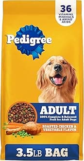 Adult Dry Dog Food, Complete Nutrition, Roasted Chicken & Vegetable Flavor, 3.5 lb. Bag