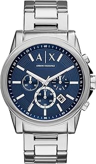 Armani Exchange A|X Stainless Steel Chronograph Watch for Men
