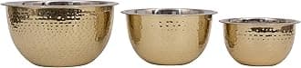 Creative Co-op 12-Dining/Entertain-Cook/Bake, Stainless Steel, Gold