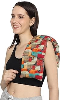 Oscar Home Microwave Heating Pad for Back Pain Relief with Moist Heat, Microwavable Heated Wrap for Full Back, Stomach Cramps, Shoulder and Neck, Leg, Support Cold Therapy