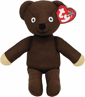 TY Mr. Bean Teddy Bear Medium – Iconic Soft Plush Toy from the Classic TV Show – Collectible Stuffed Plushie for Kids & Fans – Cuddly Soft Toy Gift for Boys & Girls