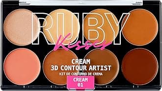 3D Face Creator Cream Foundation & Concealer, 12 Hours Long Lasting, Medium to Full Coverage, Non-Greasy, Ideal for Makeup & Contour Palette (Light Medium)