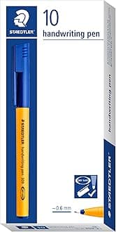 STAEDTLER309-3 Handwriting Pen In Box Of 10 - Blue