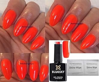 Bluesky Bright Orange Neon 05 Nail Gel Polish UV LED Soak Off 10ml