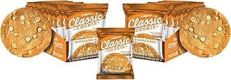 Classic Cookie Soft Baked Macadamia Nut Cookies made with White Chocolate Chips, 2 Boxes, 16 Individually Wrapped Cookies