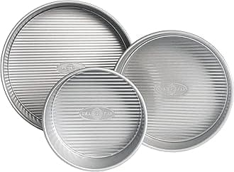 USA PanNonstick Round Cake Pan Set of 3, Large
