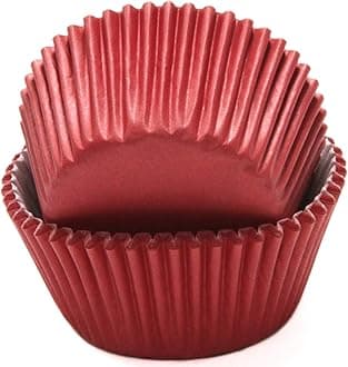 Classic Cupcake Liners, 50 Count, Dark Red