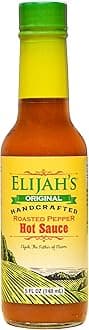 Elijah's Xtreme Gourmet Original Roasted Pepper Hot Sauce, Made with Fire Roasted Cayenne & Jalapeño Peppers, Mild Hot Sauce, All Natural, Gluten Free, Vegan, Keto, (5oz Bottle)