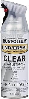 302110 Universal All Surface Clear Topcoat Spray, 11 oz, High Gloss Clear