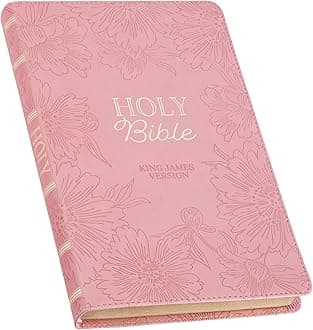 KJV Holy Bible, Gift Edition King James Version, Faux Leather Flexible Cover, Blossom Pink Floral (KJV Gift Editions)
