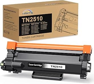colorfly TN2510 TN-2510 Toner Cartridge for Brother TN-2510 TN 2510 Compatible for Brother HL Series L2400DW L2400DWE DCP Series L2620DW L2627DW MFC Series L2800DW L2827DW (Black,1-Pack)