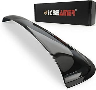 ICBEAMER 37.8" 980mm Sunroof Wind Deflector,Universal Fit Tinted Moonroof Visor for Deflecting Noise, Rain and Windy Weather, Car Accessories Sun Shade Dark Smoke Smooth/Waterproof Double Side Tape