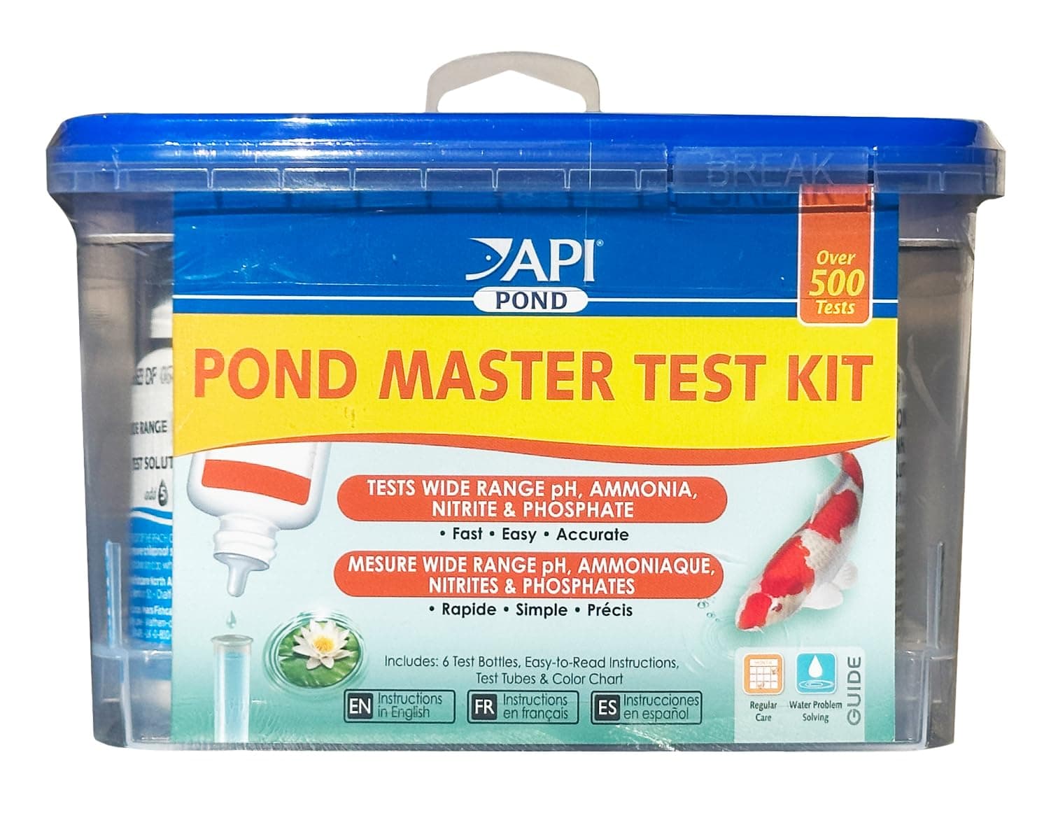 POND MASTER TEST KIT Pond Water Test Kit 500-Test