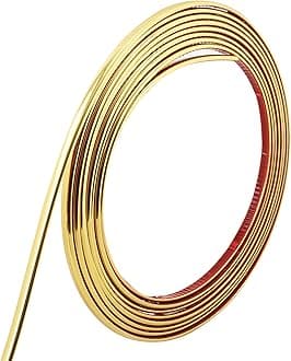 32.8ft Peel and Stick Molding Trim, Flexible Mirror Wall Ceiling Floor Cabinet Tile Edge Moulding