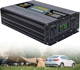 12000W 6000W 5000W 4000W 3000W 2500W Pure Sine Wave Inverter DC 12V 24V 48V 60V 72V to 110V 120V 220V 230V 240V AC Portable Power Bank Voltage Converter Solar Inverter (1200W)