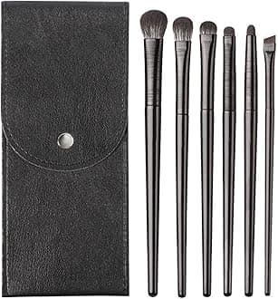 6 x Professional Eye Makeup Brushes, Make Up Kit for Eyeshadows, for Contour and Definition Application, Shades