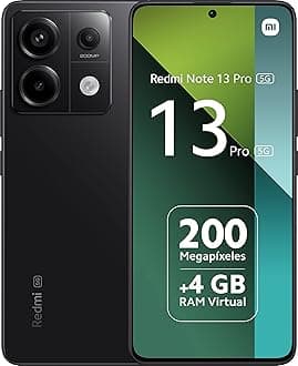 Xiaomi Redmi Note 13 Pro 5G + 4G lte (for tmobile Mint Tello & Global) (128gb + 8gb) 6.67 200mp Triple Unlocked (Midnight Black)