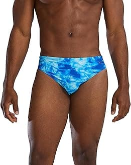 Men's Durafast Elite Racer Brief Swimsuit, Ocean Blue, 34