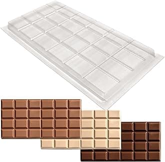 Plain Chocolate Bar Moulds - 100g - Sets of 1, 3, 6, 200 or 600 (1 Mould)