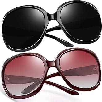 Oversized Sunglasses Womens Trendy Polarized Large Driving Sun Glasses Ladies UV Protective Big Sunnies Shades