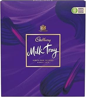 Cadbury Milk Tray Chocolate Box, Assorted Milk Chocolates Gift Set for Birthdays, Anniversaries & Special Occasions, 360 g (Pack of 1)