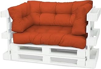 Spatium pallet cushions, Cushions for pallets, pallet pad, Euro pallet furniture (Decorative Cushion 30x30, Orange)