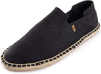 Alexis Leroy Men's Canvas Slip on Flat Espadrilles