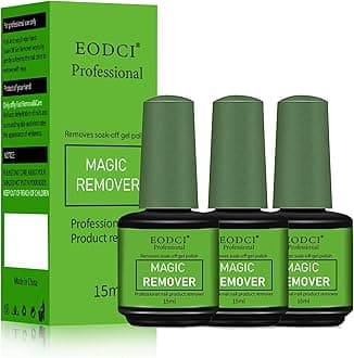3Pcs Magic Nail Polish Remover, Soak-Off Quick,Quickly & Easily Professional Remove Gel Nail Polish, Gel Polish Remover for Nails