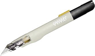VViViD Premium Retractable Precision Balanced Multi-Use Utility Cutting Knife for Automotive Vinyl Wraps (1 Pack)