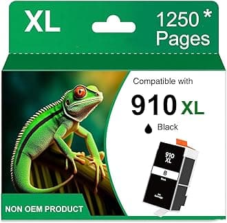910 910XL 8020 Black Ink Cartridges for Printers Replacement for HP 910XL 910 XL Black Ink Cartridge for HP910 HP910XL for HP Ink 910 for OfficeJet Pro 8025 8035 8010 8015 8018 8020 8022 8028 8030