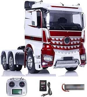 1/14 RC Tractor Truck 6X4 for 3363 Remote Control Car Model Ready to Run Motor ESC Servo Light Sound Flysky I6S Radio Controller