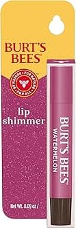 Shimmer Lip Tint, Tinted Lip Balm Stick, Moisturizing for All Day Hydration with Natural Glowy Pigmented Finish & Buildable Color, Watermelon, 1 Tube, 0.09 oz.