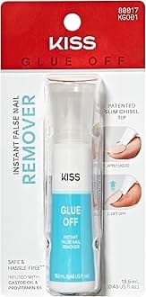 Kiss Glue Off False Nail Remover, Kgo01C, 13.5 Ml