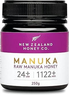 New Zealand Honey Co. Raw Manuka Honey UMF 24+ / MGO 1122+, UMF Certified / 8.8oz