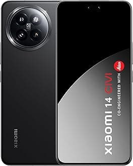 XIAOMI 14 Civi Shadow Black (8GB RAM 256GB Storage) | 50 MP Leica Triple Camera| SD 8s Gen 3 | 1.5K Quad Curved AMOLED HyperOS