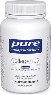 Pure Encapsulations Collagen JS - Skin & Joint Health* - 1,000 mg Hydrolyzed Biocell Collagen - Gluten Free & Non-GMO - 120 Capsules