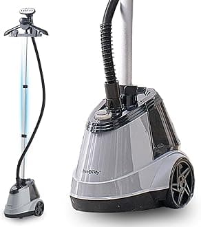 True & Tidy® Pro Heavy-Duty Commercial Full Size Garment Steamer for Clothes with 3 Steam Settings, Extra Large 2.9L (98 oz) Water Tank, 1800 watts, 90+min of Steam