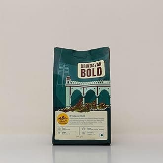 - Brindavan Bold|South Indian Filter Coffee|20% Premium Chicory|Freshly Roasted|Ground Coffee (454G) - Pack Of 5,Packet